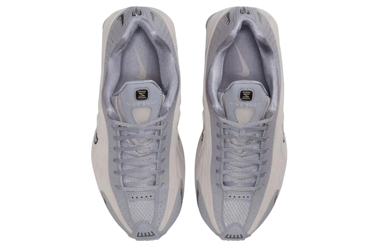 nike shox r4 cement grey blue tint 2