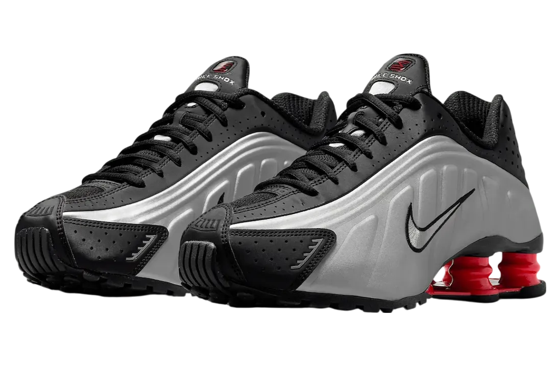 nike shox r4 og black light crimson 0