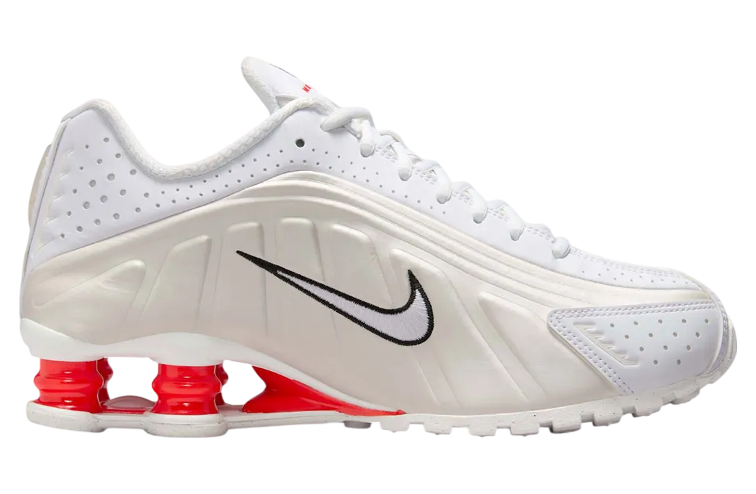 nike shox r4 sail crimson 1