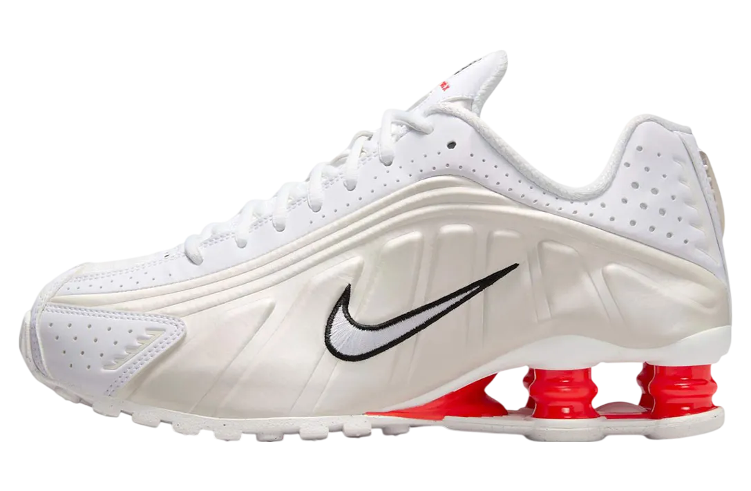 nike shox r4 sail crimson