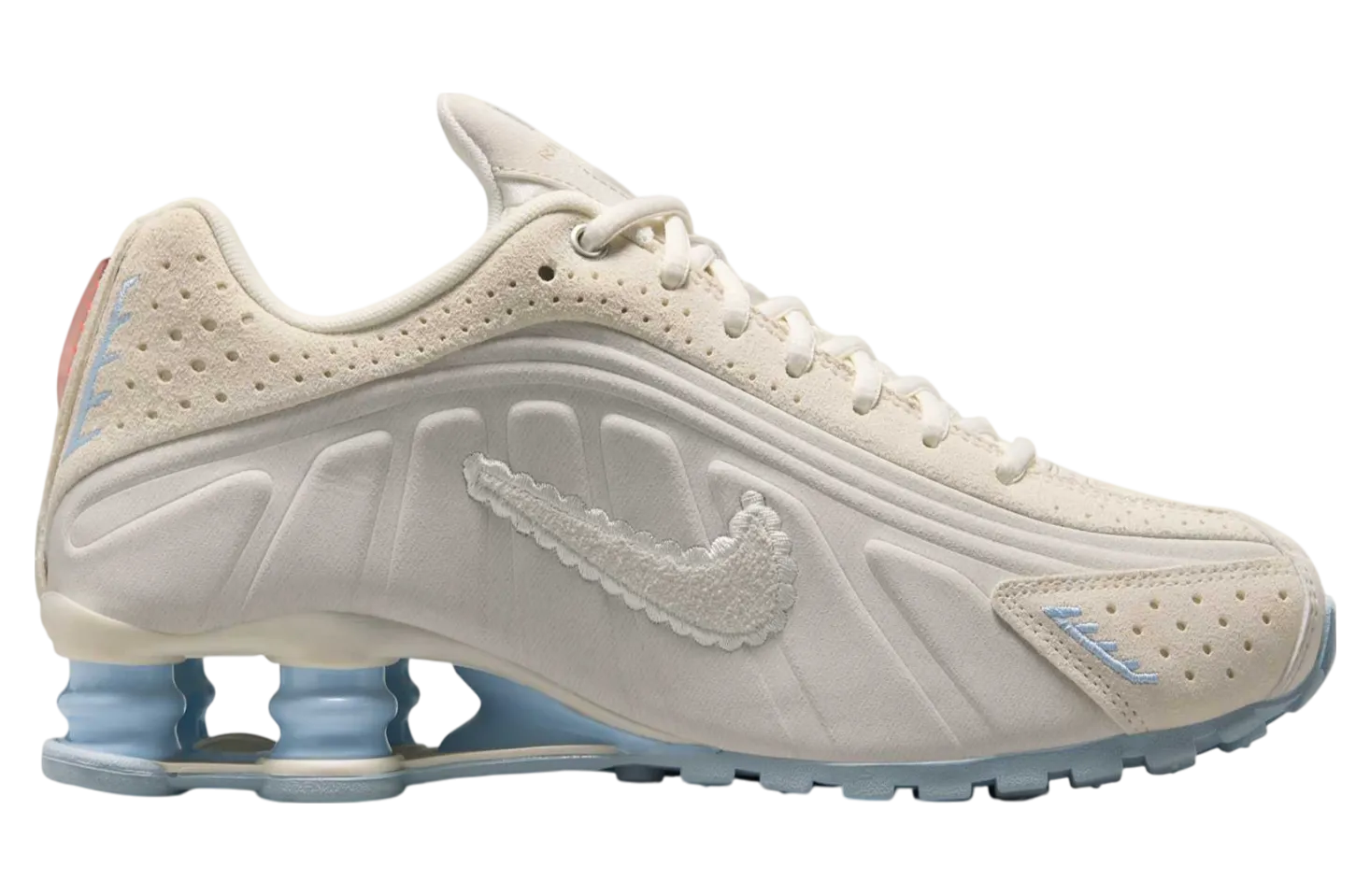 nike shox r4 wmns pale ivory light orewood brown 1