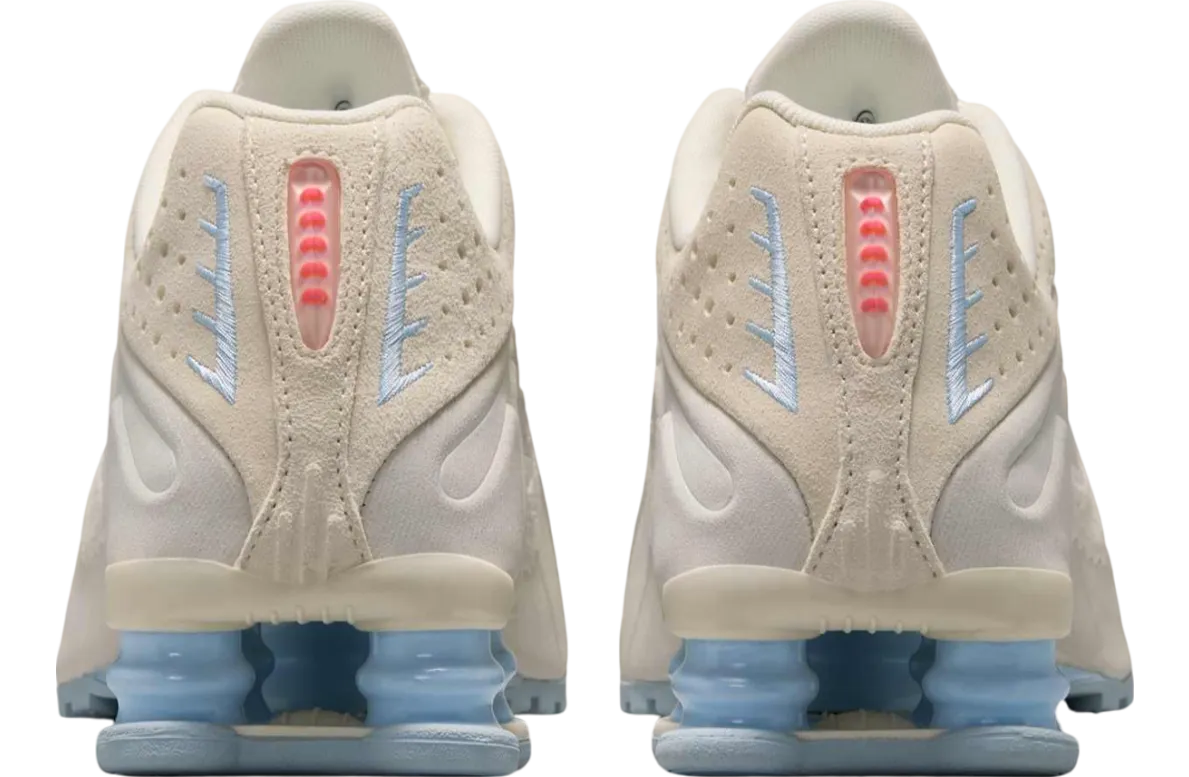 nike shox r4 wmns pale ivory light orewood brown 3