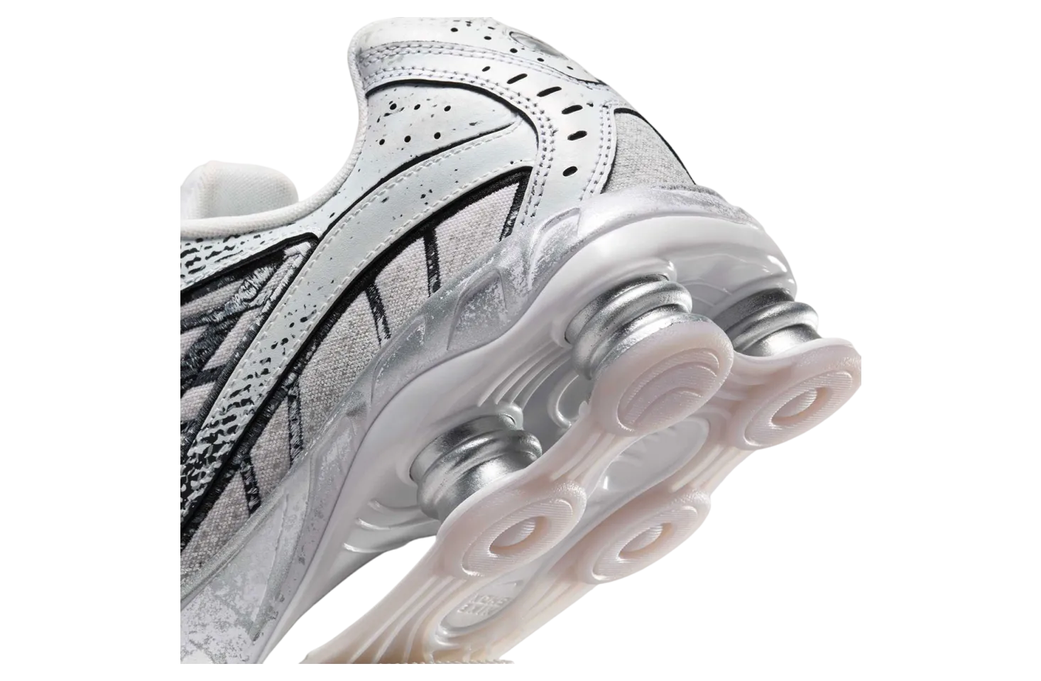 nike shox ride 2 white metallic platinum 6