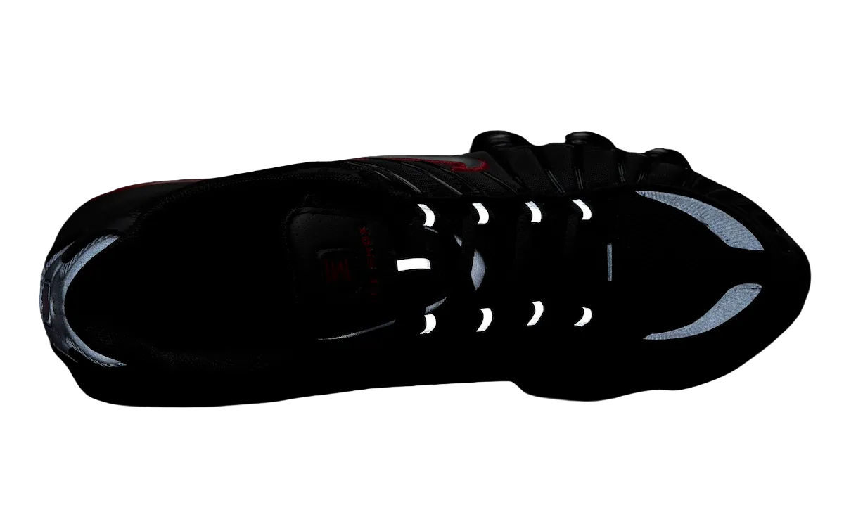 nike shox tl black university red 7