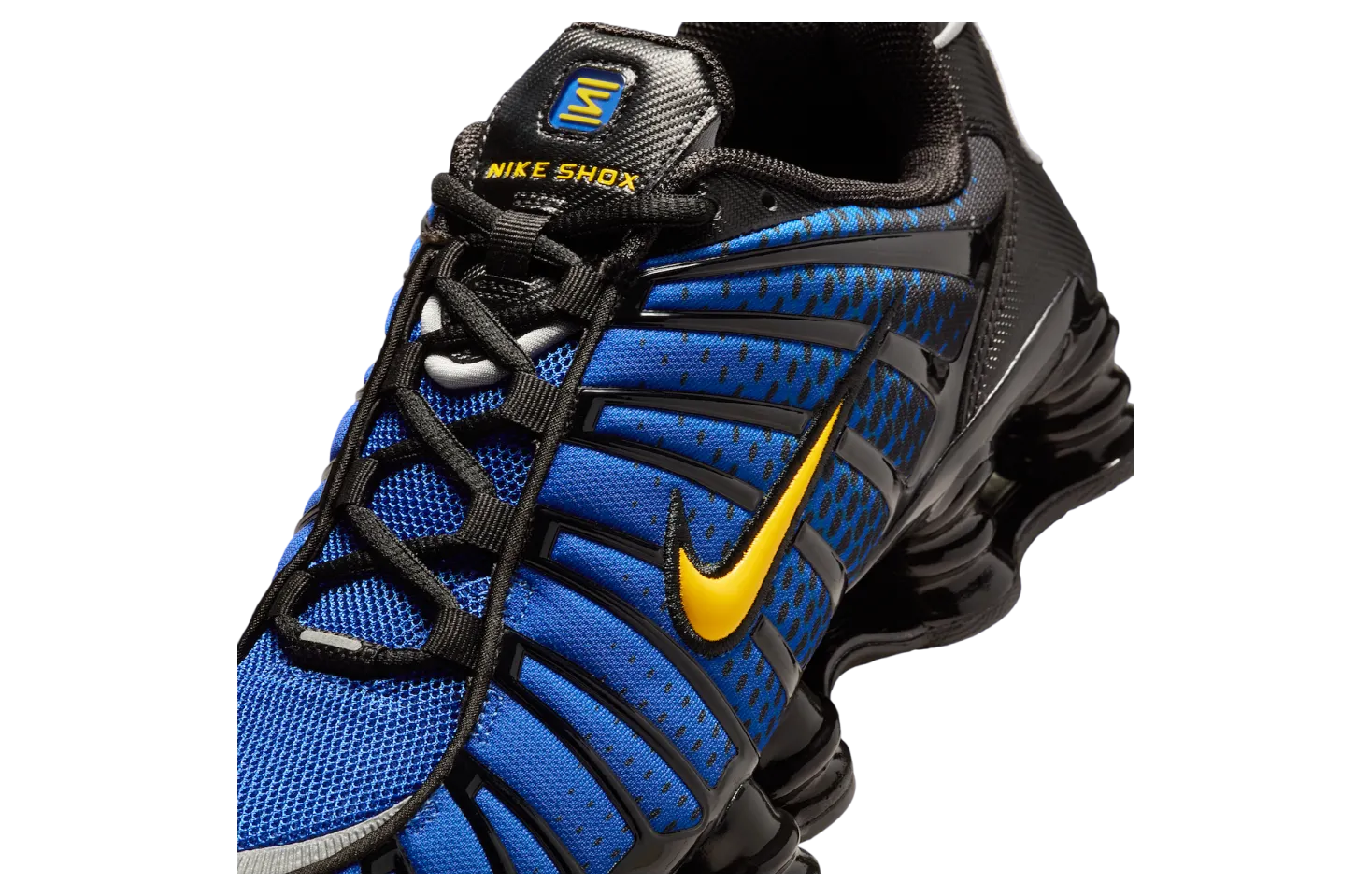 nike shox tl black varsity maize 5