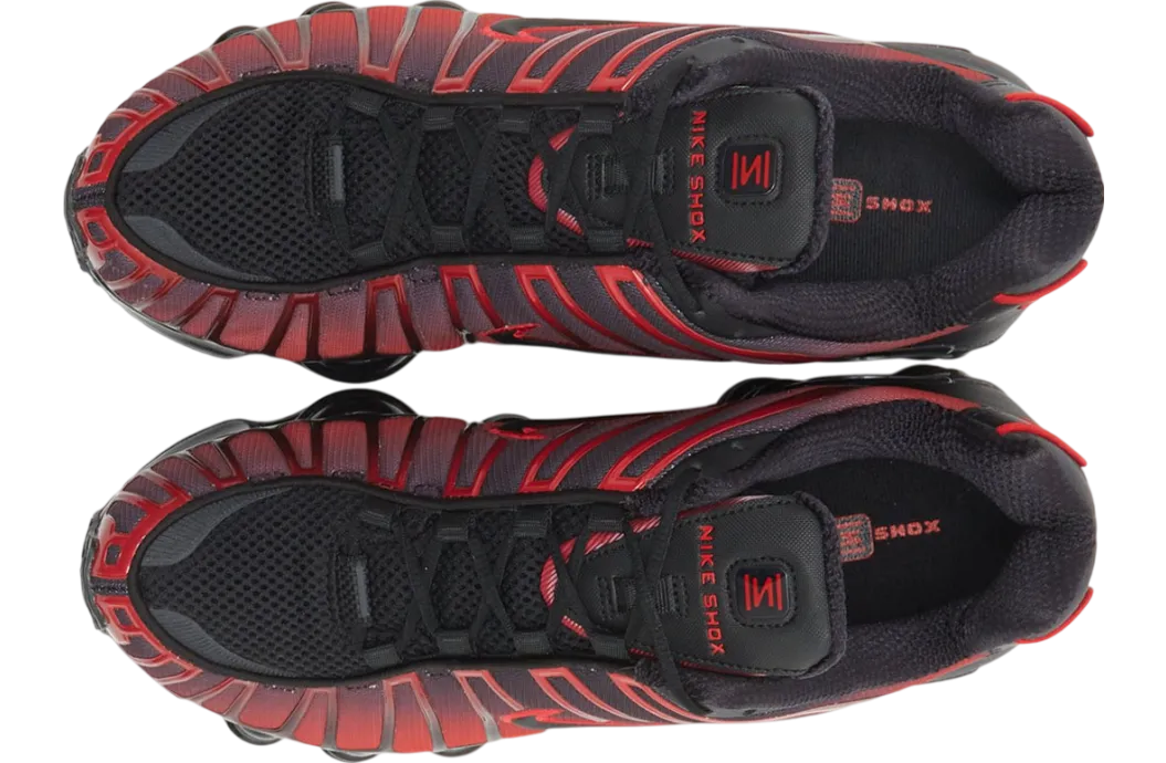 nike shox tl university red black 1