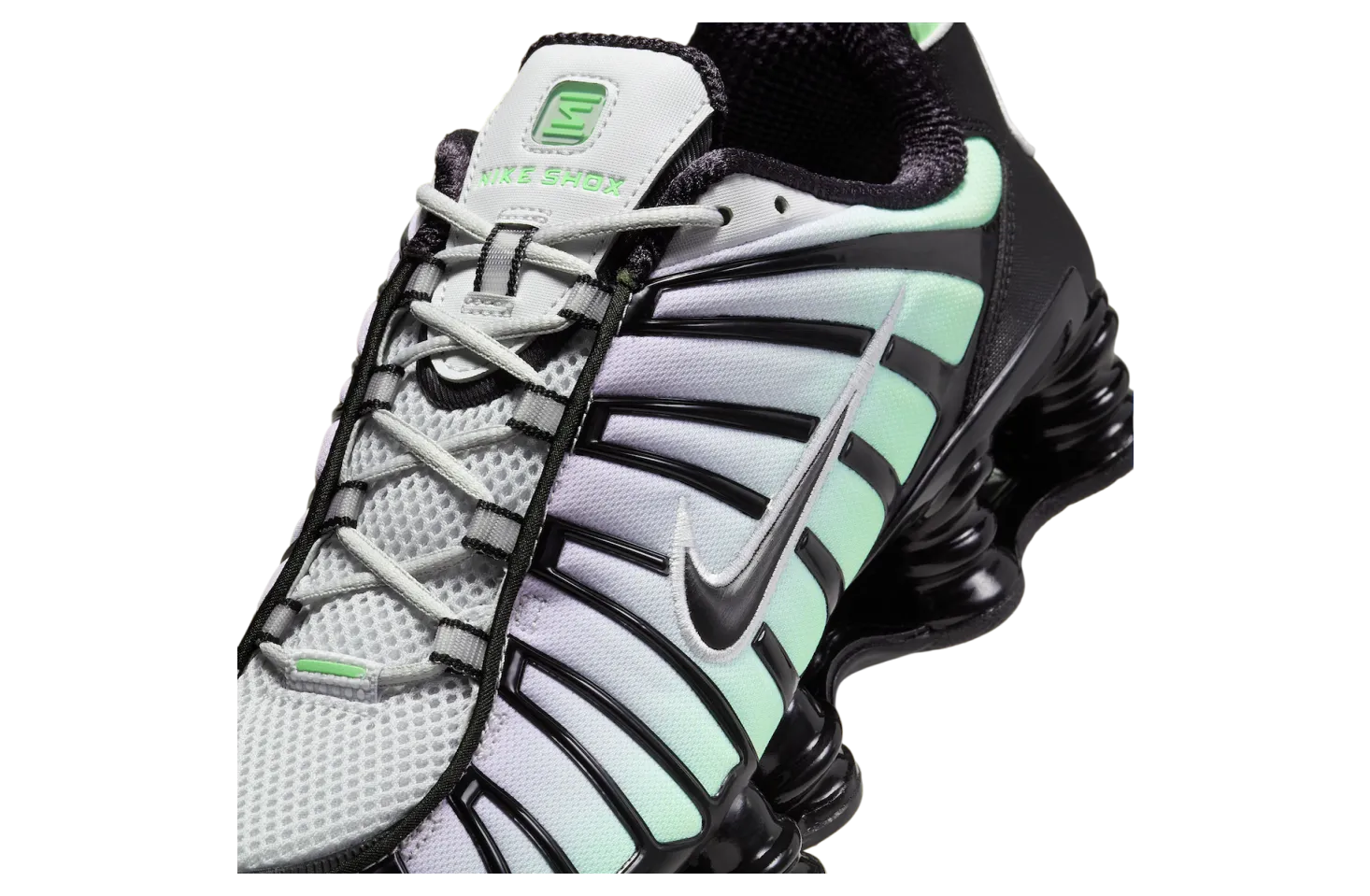 nike shox tl vapor green black 5