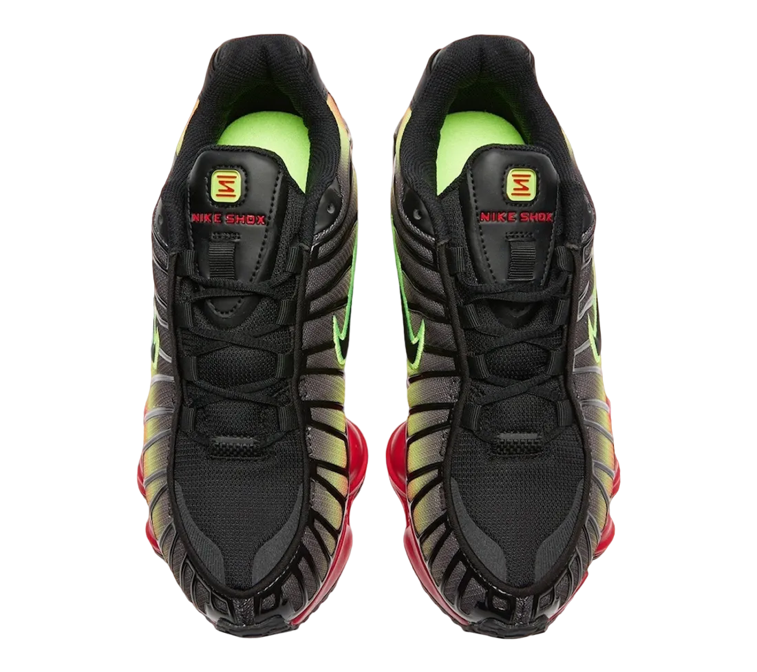 nike shox tl volt fire red 1
