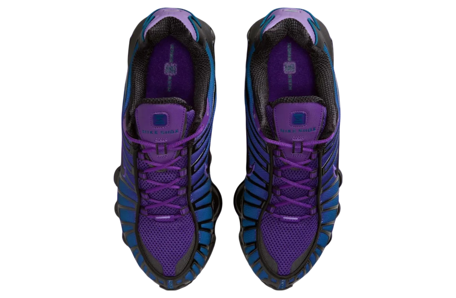 nike shox tl voltage purple blue force 2