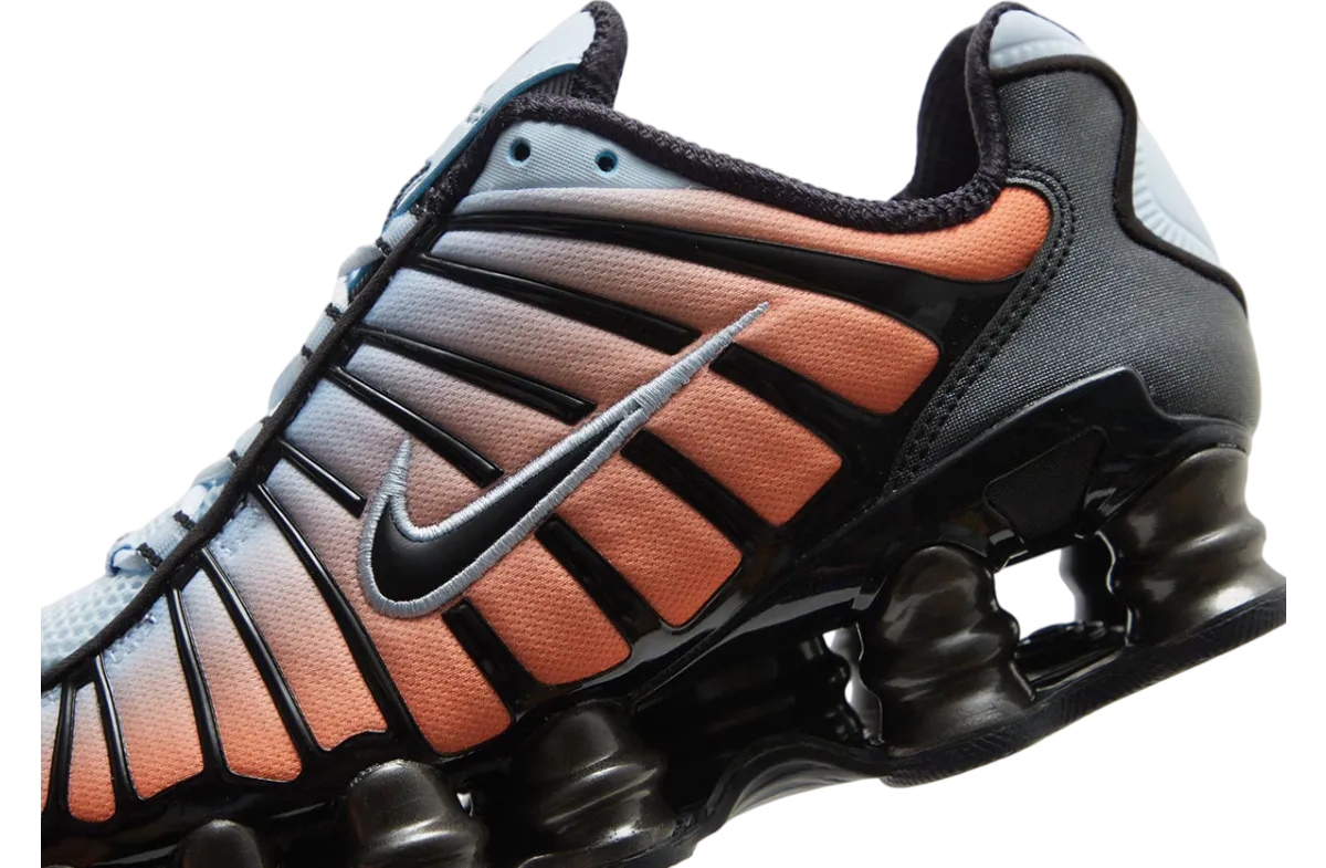 nike shox tl wmns blue tint total orange 4