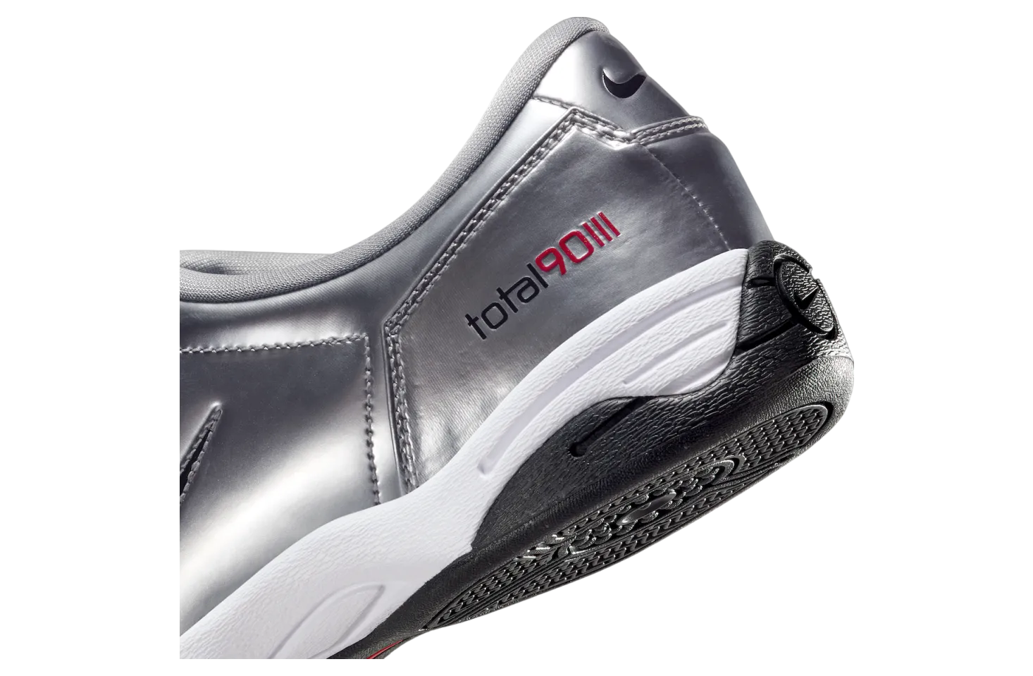 nike total 90 iii metallic silver university red 6