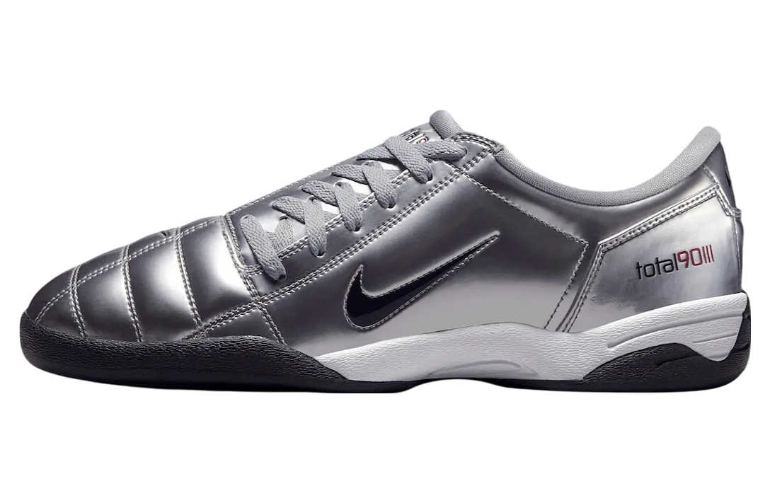 nike total 90 iii metallic silver university red
