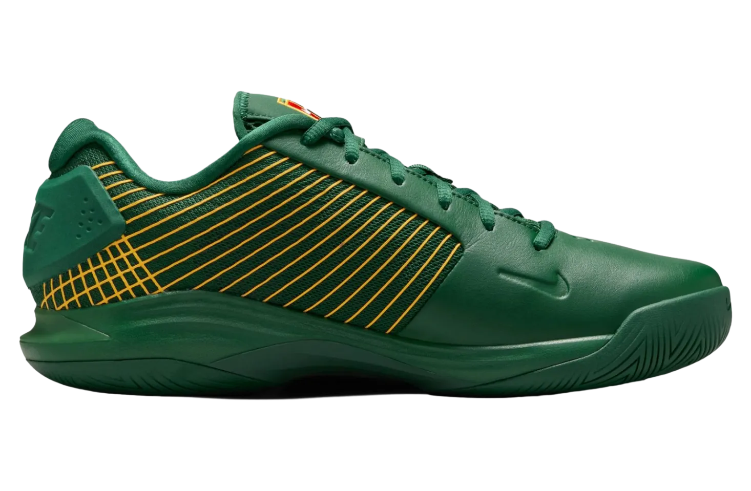 nike vapor 12 gorge green university red 0