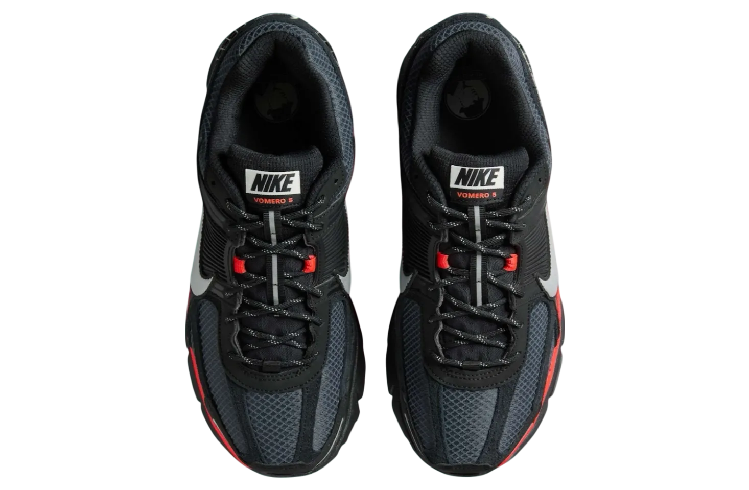 nike zoom vomero 5 bred black university red 3