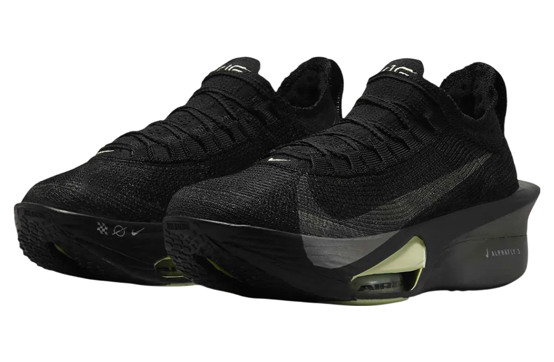 nike zoomx alphafly 3 black metallic medium ash 0
