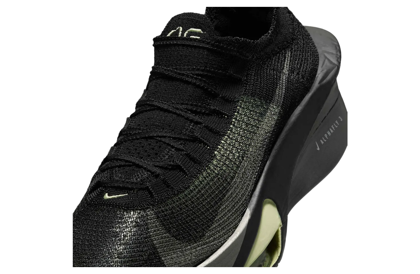 nike zoomx alphafly 3 black metallic medium ash 6
