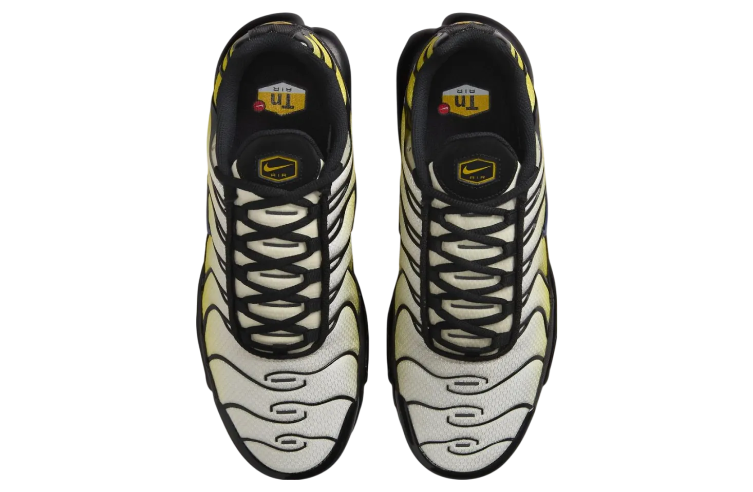 nikes air max plus yellow white gradient 2