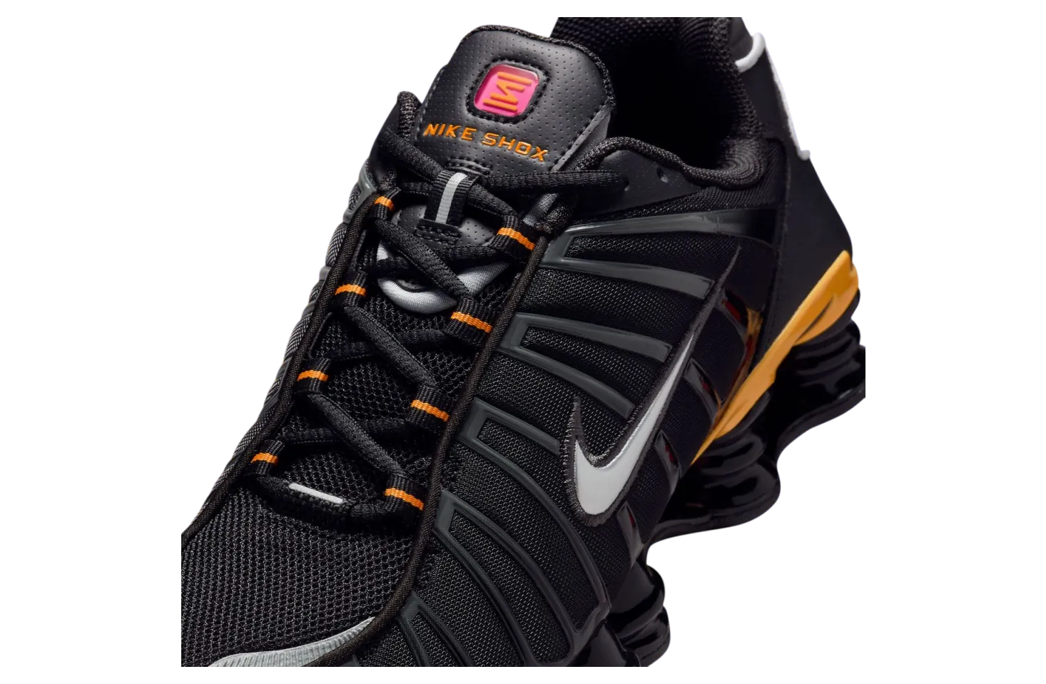 nikes shox tl black varsity maize 5
