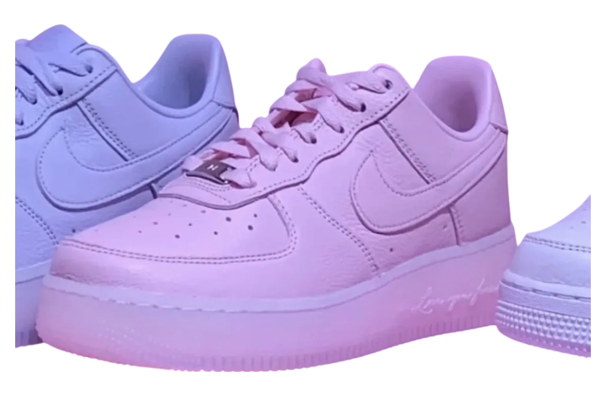 nocta x nike air force 1 love you forever pink foam