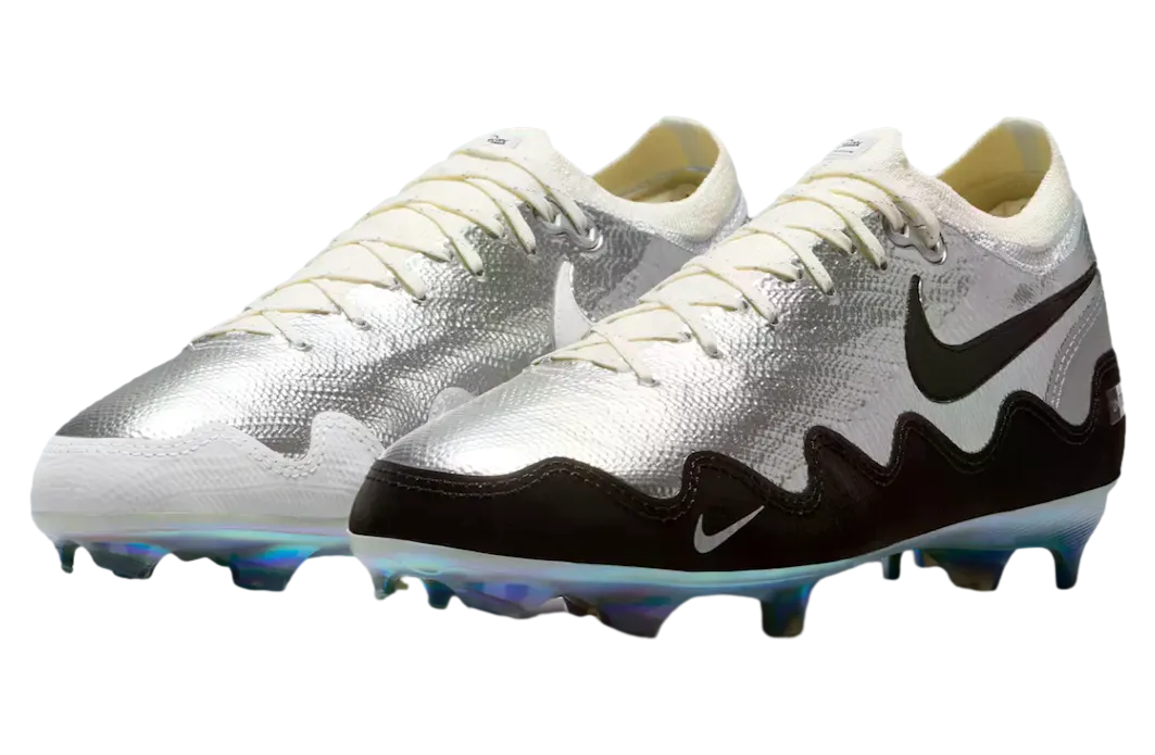 patta x nike mercurial vapor 16 elite fg chrome black 0