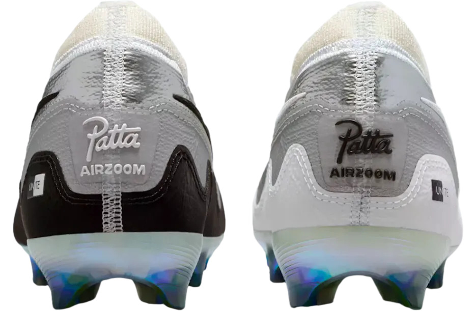 patta x nike mercurial vapor 16 elite fg chrome black 3