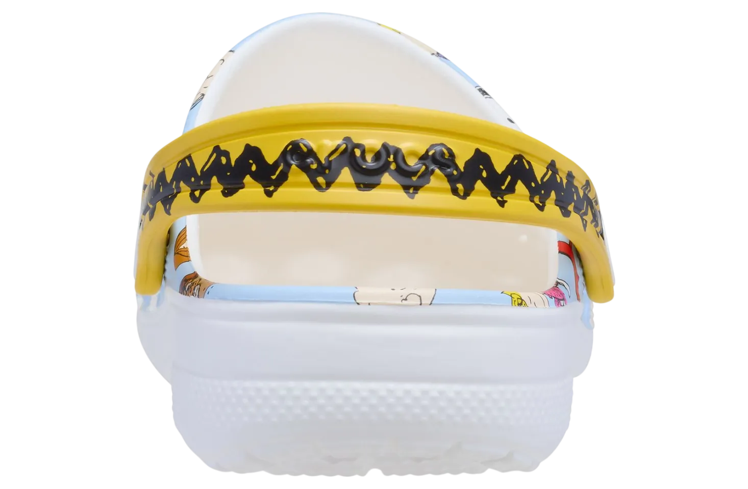 peanuts x crocs classic clog good grief 4