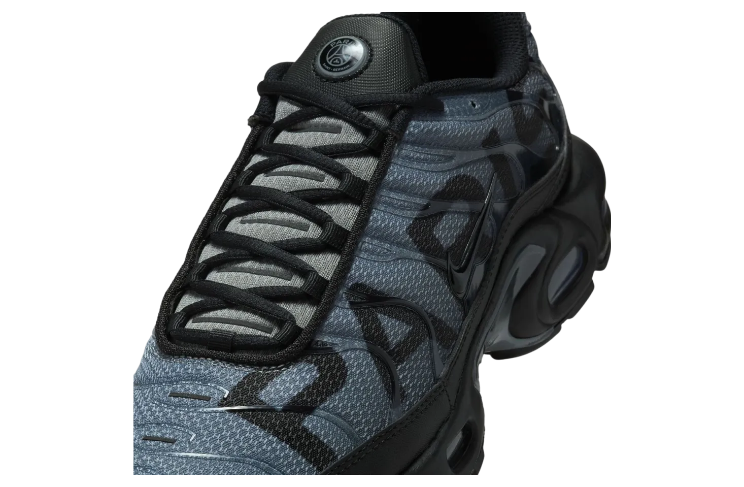 psg x nike air max plus black particle grey 5