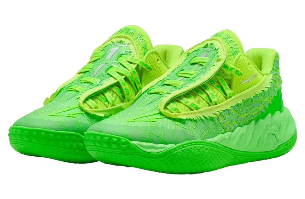 puma mb 05 lo flourish fluro green pes fluro yellow pes 0