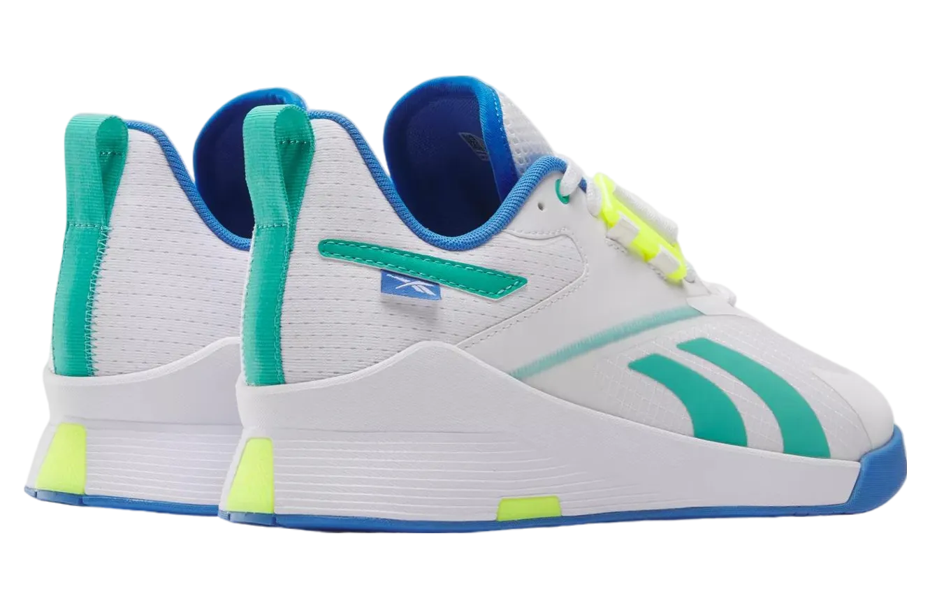 reebok lifter pr iii white unleashed green lime 1