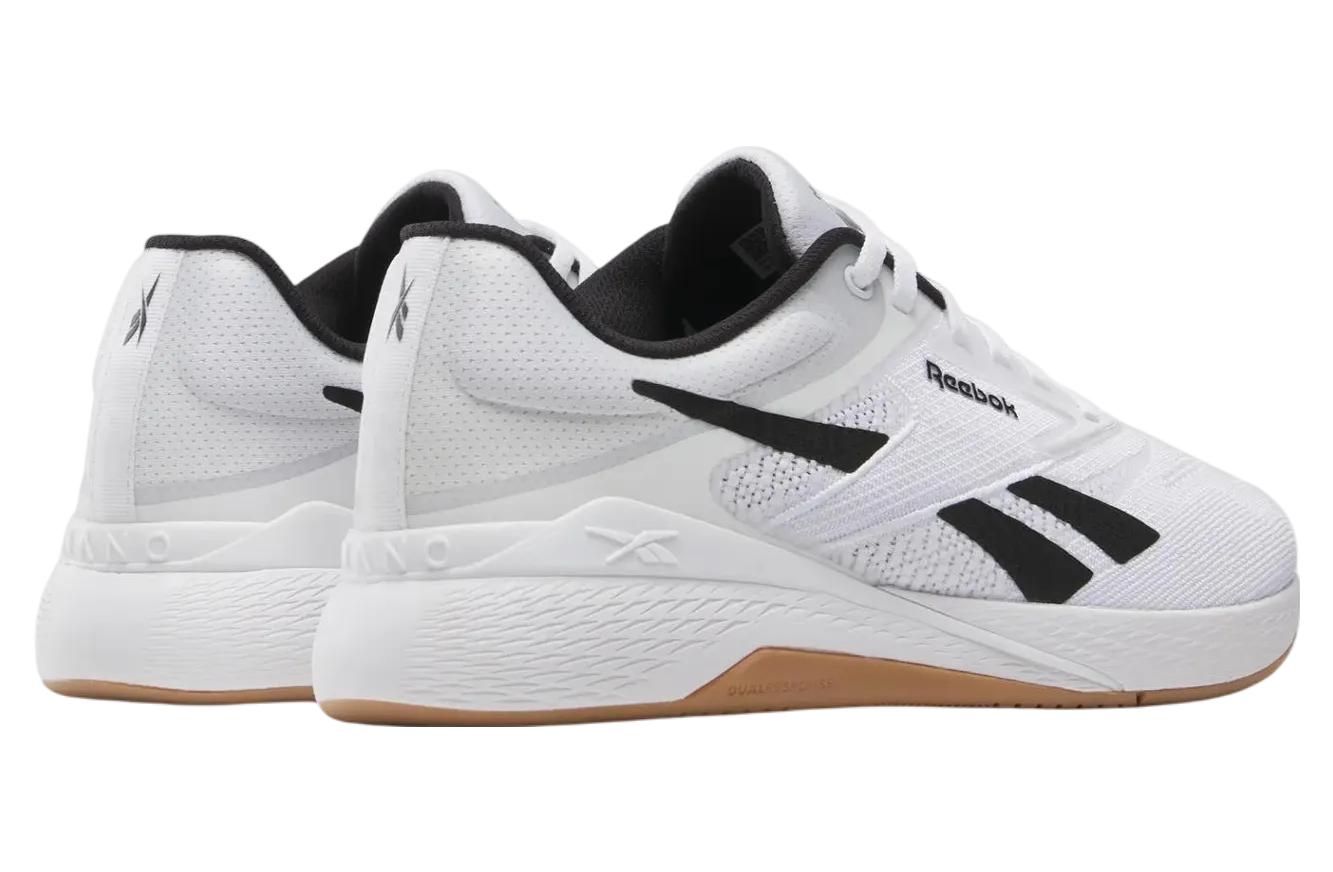reebok nano x5 white black gum 1