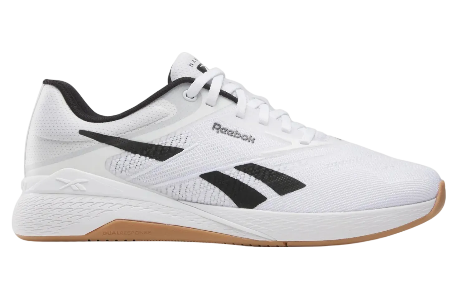 reebok nano x5 white black gum