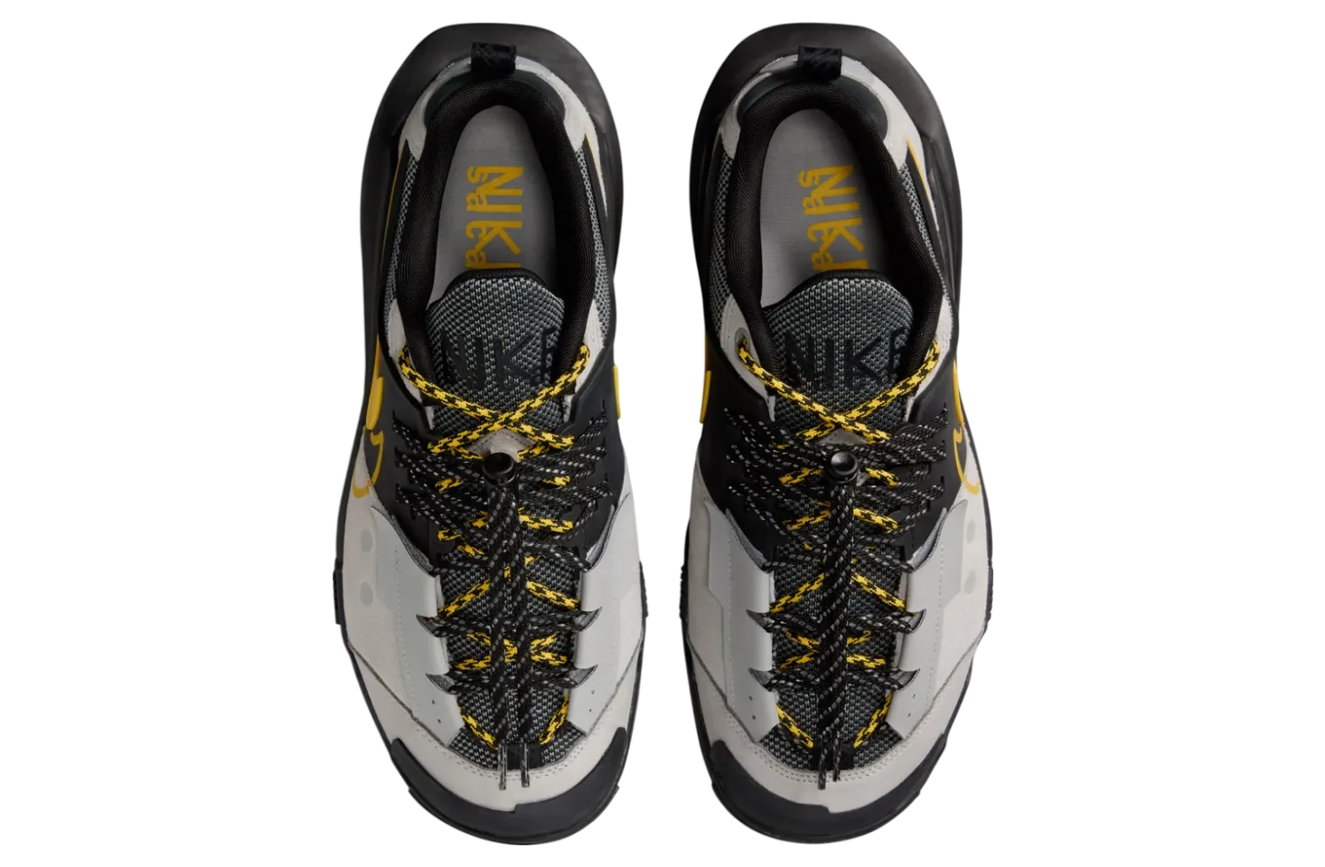 sacai x nike zegamadome sp matte silver tour yellow 3