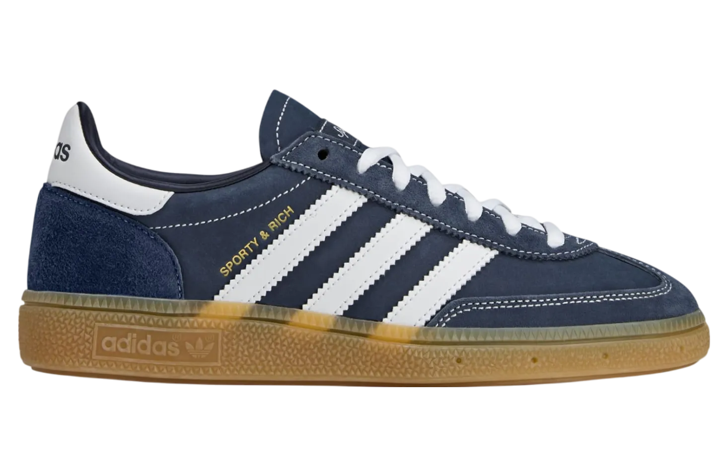 sporty rich x adidas handball spezial night indigo night indigo cloud white