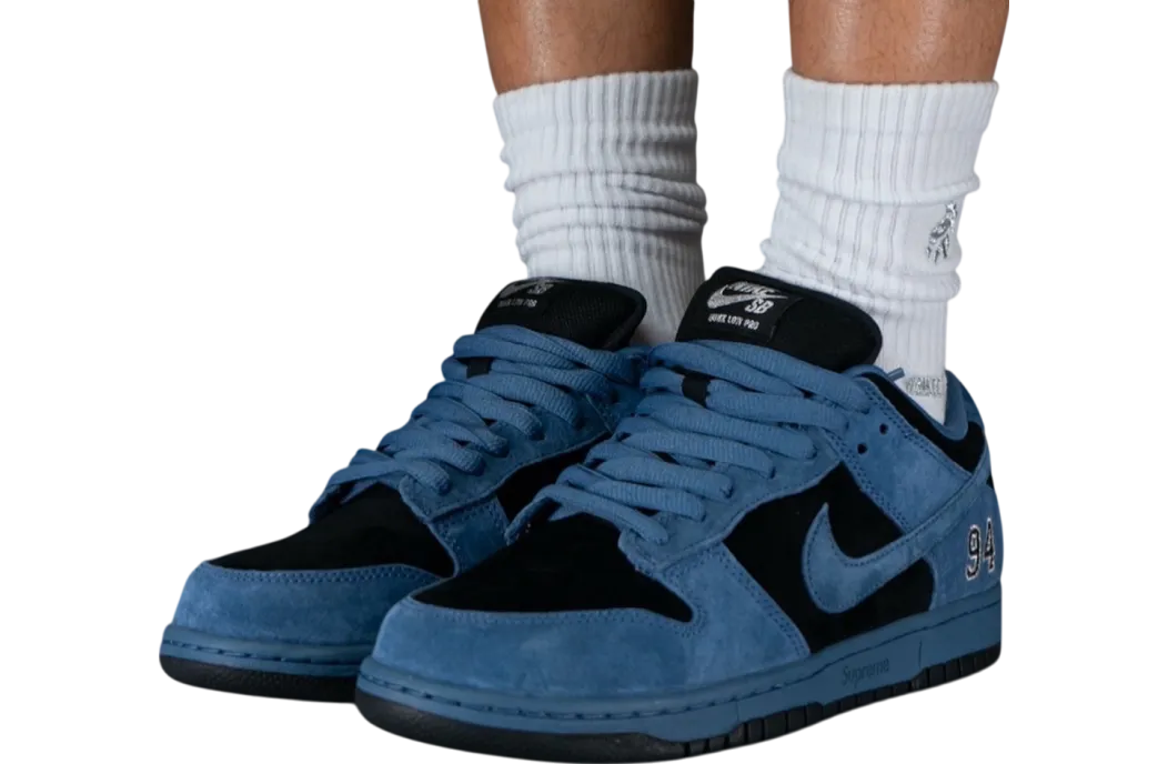 supreme x nike sb dunk low ocean fog ocean fog black 1