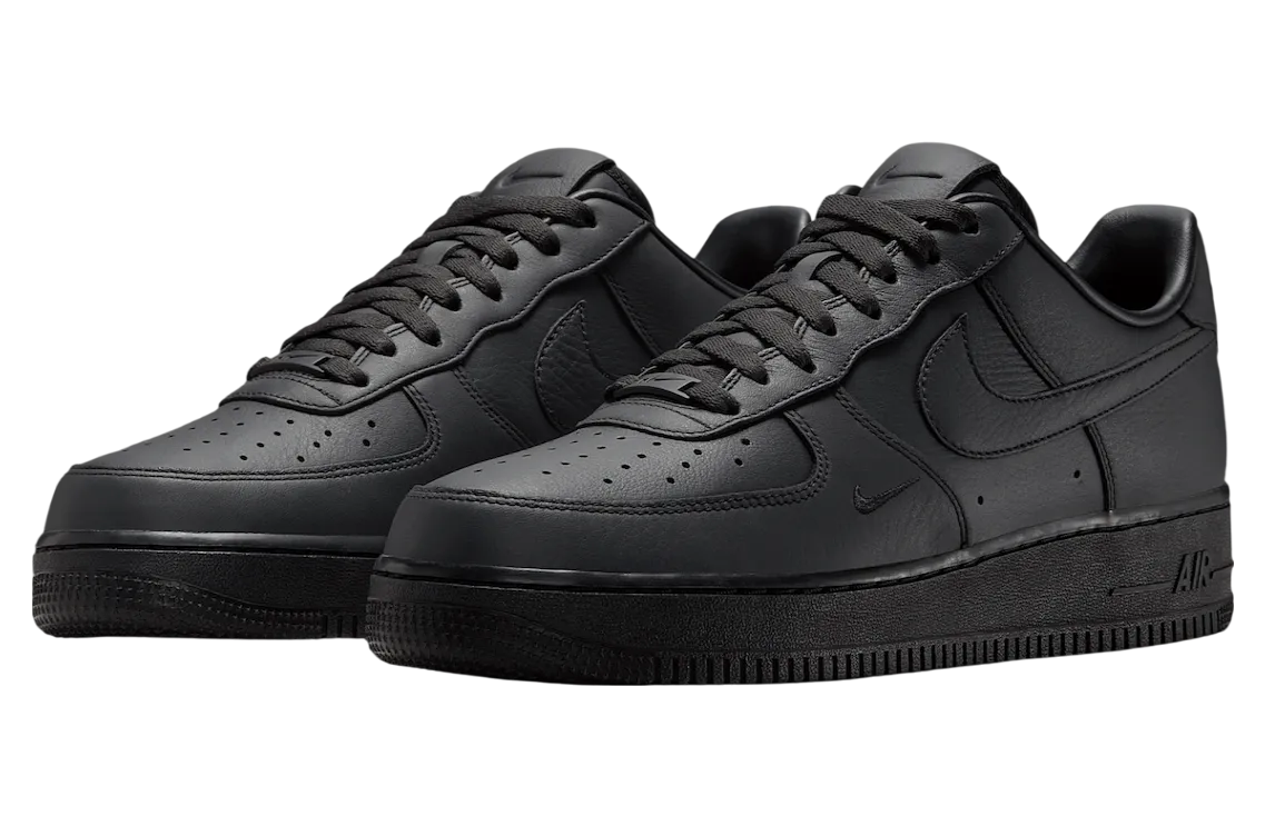 swoosh x nike air force 1 low black 2