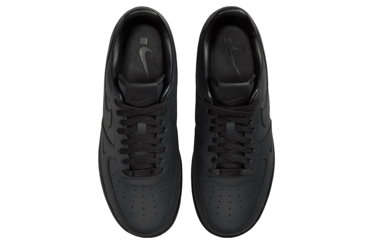 swoosh x nike air force 1 low black 3