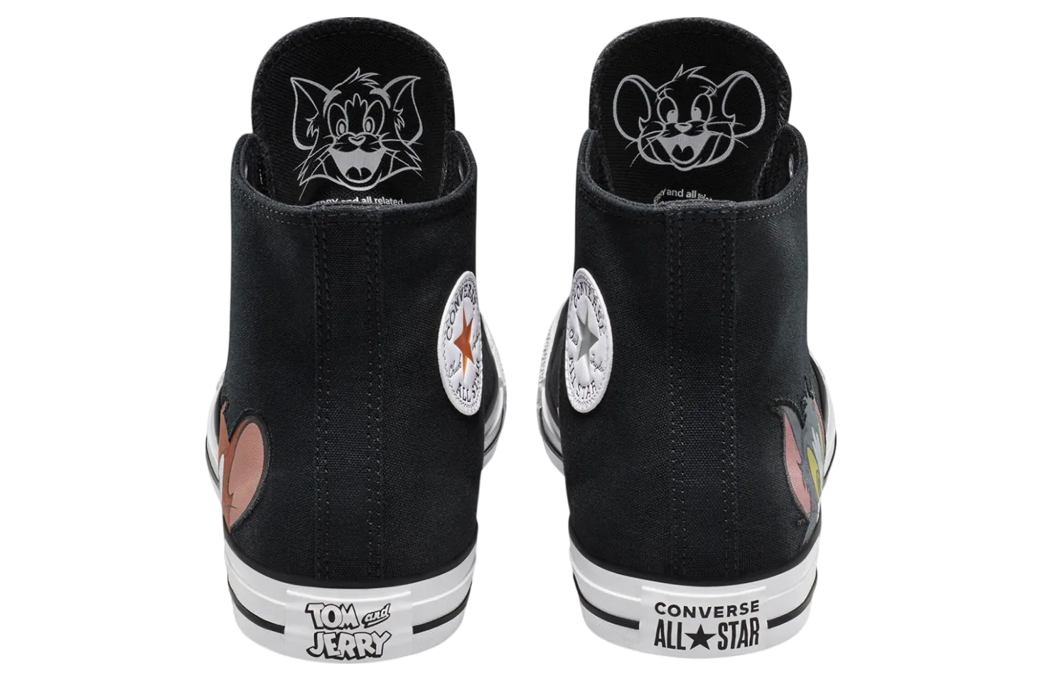 tom jerry x converse chuck taylor all star black 6