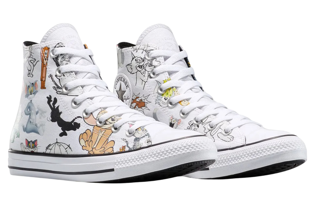 tom jerry x converse chuck taylor all star white 0