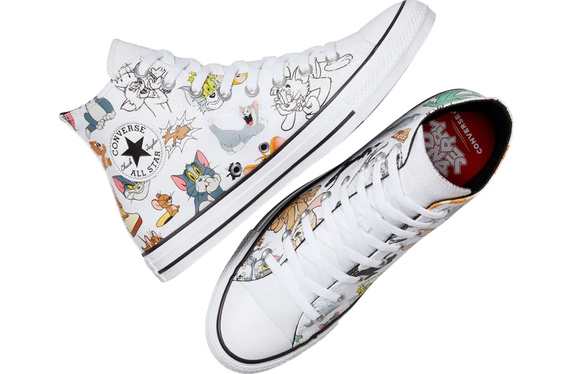 tom jerry x converse chuck taylor all star white 2