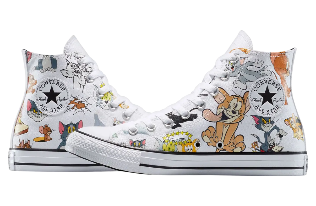 tom jerry x converse chuck taylor all star white 4