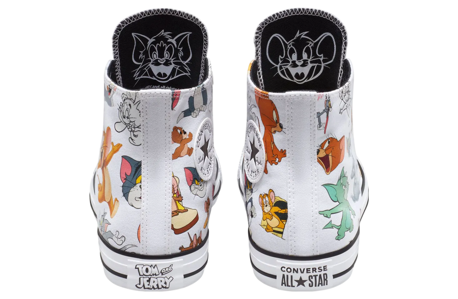 tom jerry x converse chuck taylor all star white 7