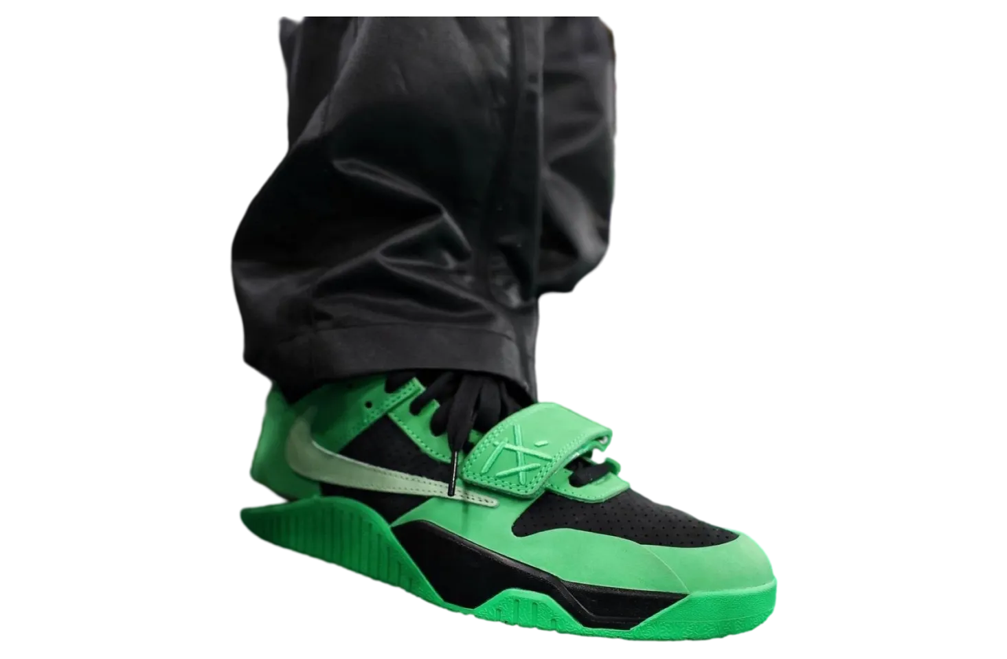 travis scott x jordan jumpman jack green spark