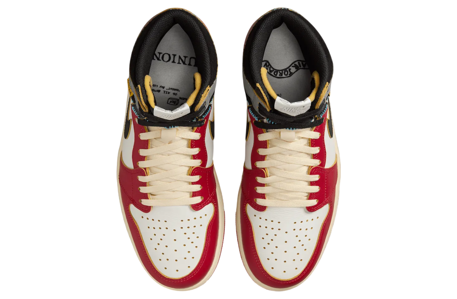 union x air jordan 1 high og chicago shadow 2