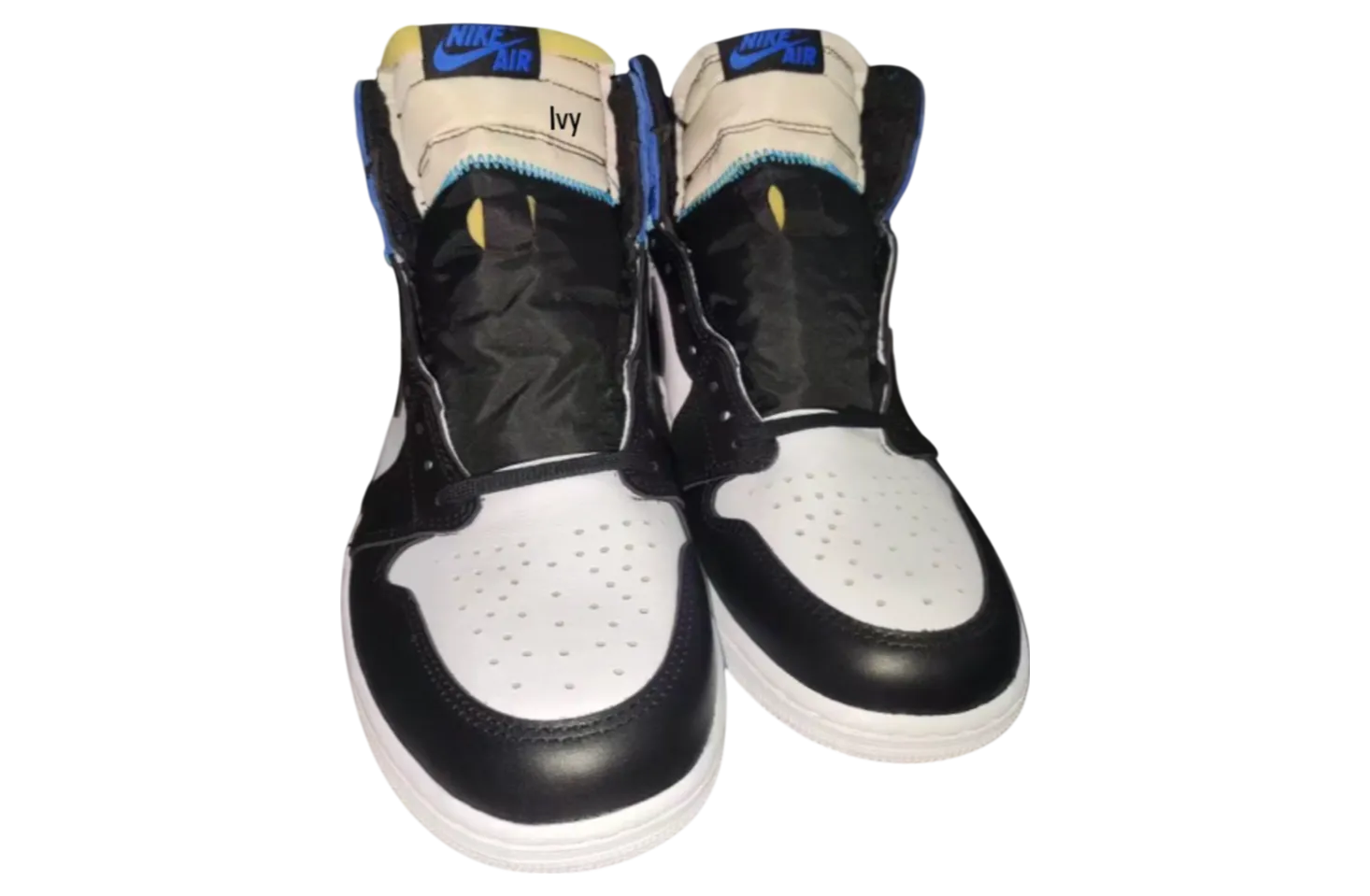 union x fragment design x air jordan 1 high og black navy 1