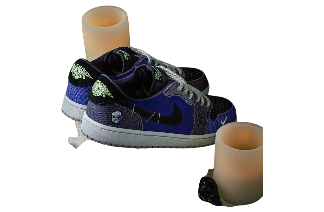 zion williamson x air jordan 1 low og voodoo alternate 2