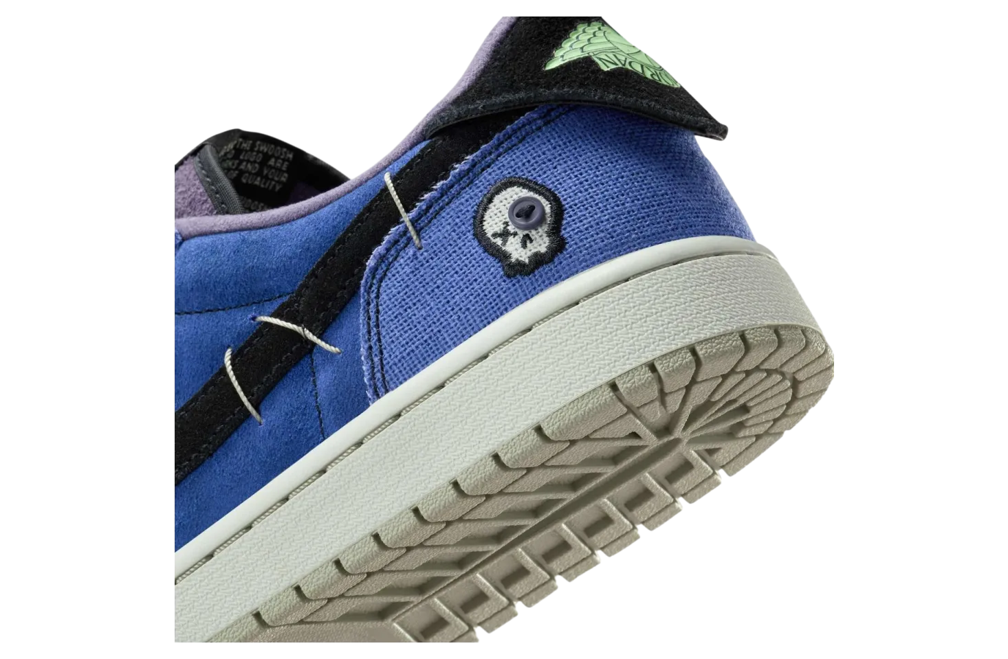 zion williamson x air jordan 1 low og voodoo alternate 6